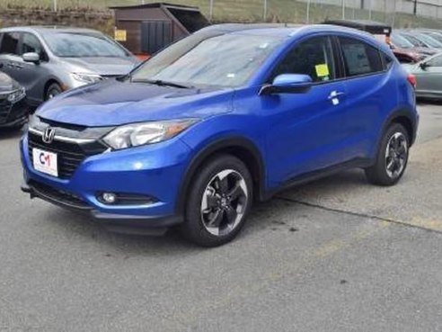 2018 Honda HR-V EX-L Navi Aegean Blue Metallic, Lawrence, MA