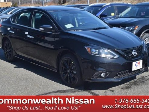 2018 Nissan Sentra SR Super Black, Lawrence, MA