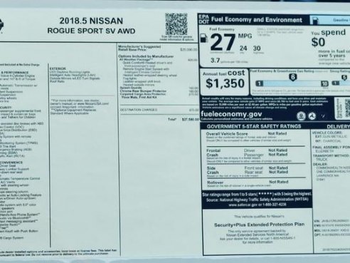 2018 Nissan Rogue Sport SV Gun Metallic, Lawrence, MA