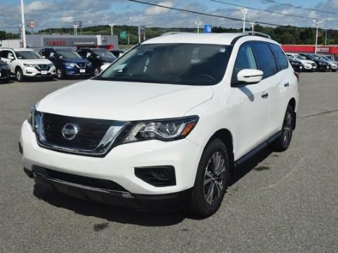 2018 Nissan Pathfinder S Glacier White, Lawrence, MA