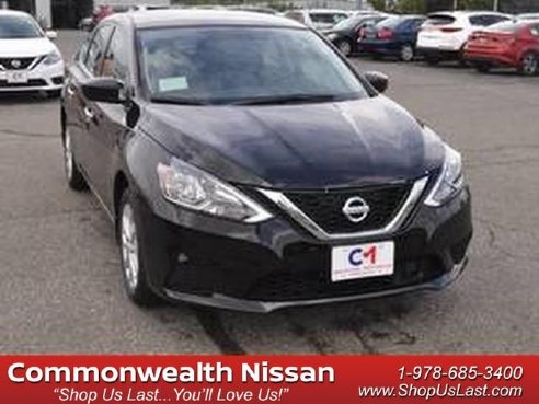 2018 Nissan Sentra SV Super Black, Lawrence, MA