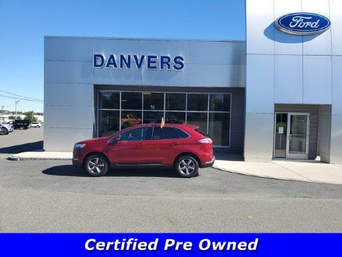 2019 Ford Edge SEL Ruby Red Metallic Tinted Clearcoat, Danvers, MA