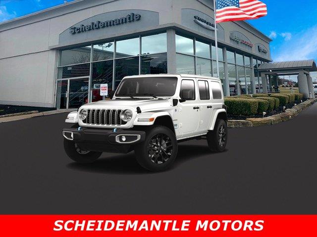 2024 Jeep Wrangler 4xe Sahara Bright White Clearcoat, Hermitage, PA