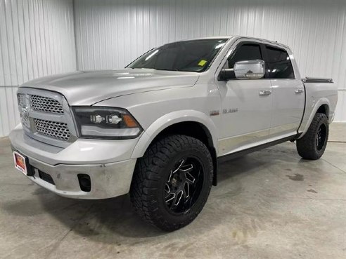 2014 Ram Ram Pickup 1500 Laramie Pickup 4D 5 1-2 ft Silver, Sioux Falls, SD