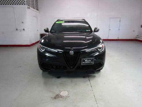 2019 Alfa Romeo Stelvio Ti Sport Vulcano Black Metallic, Beaverdale, PA