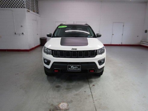 2021 Jeep Compass Trailhawk White Clearcoat, Beaverdale, PA
