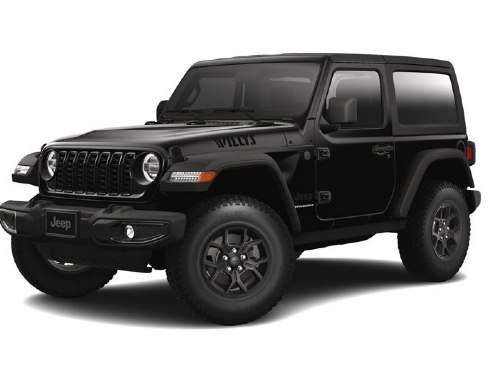 2024 Jeep Wrangler 2-DOOR WILLYS Black, Lynnfield, MA