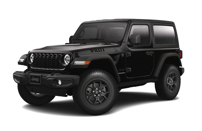 2024 Jeep Wrangler 2-DOOR WILLYS Black, Lynnfield, MA