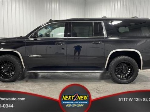 2018 GMC Yukon XL SLT Sport Utility 4D Black, Sioux Falls, SD