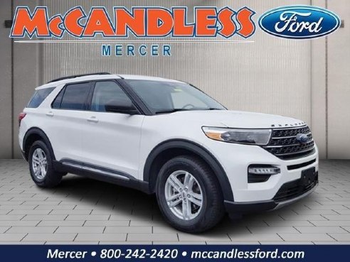 2021 Ford Explorer XLT White, Mercer, PA