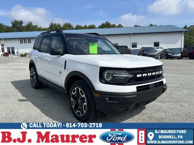 2024 Ford Bronco Sport Outer Banks White, Boswell, PA