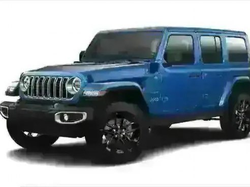 2024 Jeep Wrangler 4xe 4-DOOR SAHARA Hydro Blue Pearlcoat, Lynnfield, MA