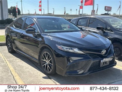 2021 Toyota Camry SE Black, Houston, TX