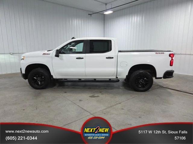 2019 Chevrolet Silverado 1500 LT Trail Boss Pickup 4D 5 3-4 ft White, Sioux Falls, SD