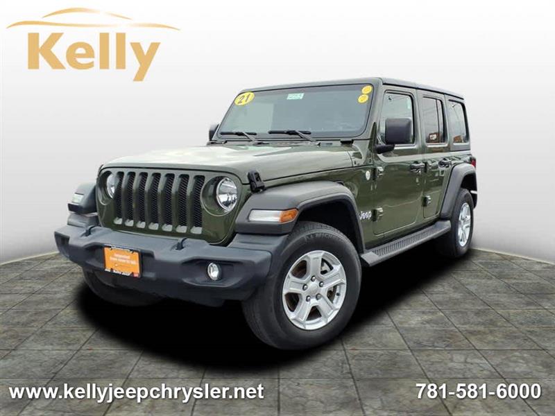 2021 Jeep Wrangler Sport S Sarge Green Clearcoat, Lynnfield, MA