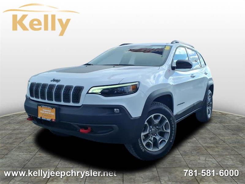 2022 Jeep Cherokee Trailhawk Bright White Clearcoat, Lynnfield, MA